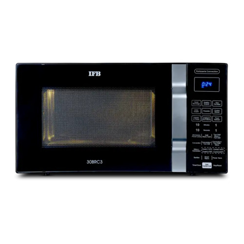 IFB 30 Litres Convection & Grill Microwave Oven with Digital Lock(30BRC3) Black